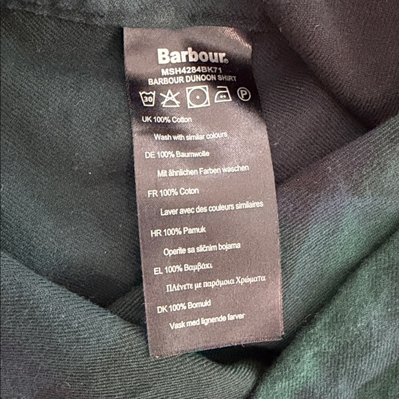 BARBOUR DUNOON TAILORED SHIRT. Men’s Large. - Picture 2 of 9